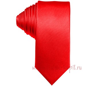 Галстук красного цвета узкий Millionaire G11KR-6-1063, купить в интернет-магазине с доставкой по России