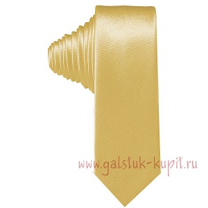 Узкий галстук желтого цвета G-Faricetti GZ-8-1161, купить в интернет-магазине с доставкой по России