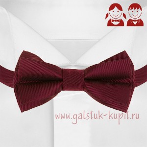 Детский бордовый галстук-бабочка G-Faricetti BBO-5-1372, купить в интернет-магазине с доставкой по России