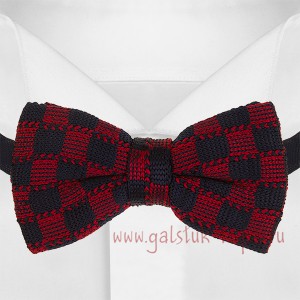 Вязаный галстук-бабочка G-Faricetti BR-67-1386 красно-синий, купить в интернет-магазине с доставкой по России