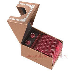Галстук с запонками в подарок (для мужчин) G-Faricetti N11KR-75-1471, купить в интернет-магазине с доставкой по России