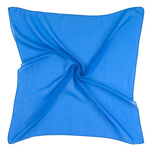 Синий шифоновый платок Rossini 54S-15, купить в интернет-магазине с доставкой по России
