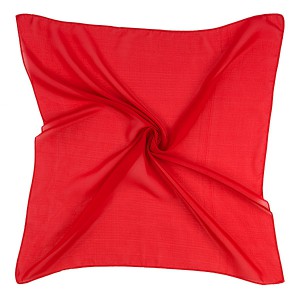 Красный женский платок из шифона Rossini 54S-B11, купить в интернет-магазине с доставкой по России