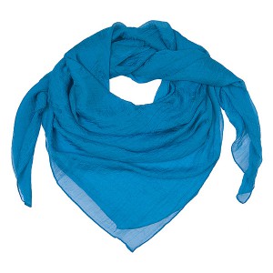 Светло-синий платок-шаль на шею Rossini FC834-24, купить в интернет-магазине с доставкой по России