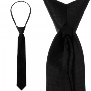 Черный галстук для ученика 5-8 классов Millionaire GCH-71-1309, купить в интернет-магазине с доставкой по России