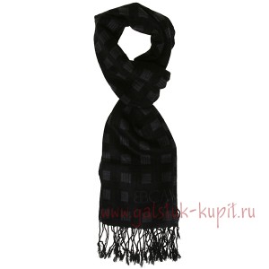 Черный широкий шарф из вискозы G-Faricetti SCH-5-816, купить в интернет-магазине с доставкой по России