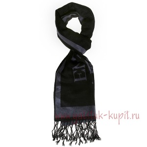 Черный шарф из вискозы с рисунком G-Faricetti SCH-5-817, купить в интернет-магазине с доставкой по России