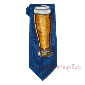 Мужской галстук из искусственного шелка синего цвета Gold City G22SI-34-1025, купить в интернет-магазине с доставкой по России
