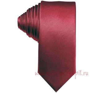 Узкий галстук бордового цвета Millionaire G11KR-6-1073, купить в интернет-магазине с доставкой по России