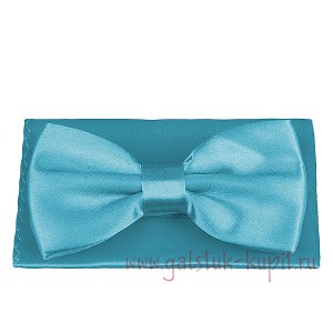 Мужской галстук бабочка с платком  G-Faricetti BLB-3-1083, купить в интернет-магазине с доставкой по России