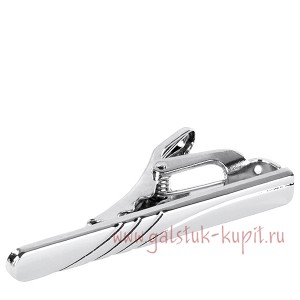 Серебристый зажим для узкого галстука Z-61-1333, купить в интернет-магазине с доставкой по России