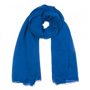 Синий палантин из тонкого модала Rossini PC3668-3, купить в интернет-магазине с доставкой по России