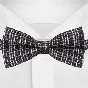 Мужской галстук-бабочка в черно-белую клетку G-Faricetti BCH-55-1542, купить в интернет-магазине с доставкой по России