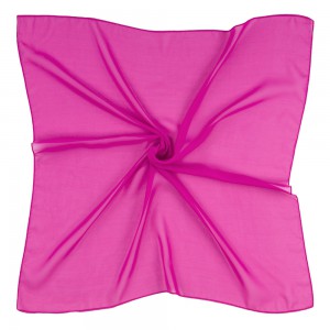 Розовый женский платок Rossini из шифона 54S-25, купить в интернет-магазине с доставкой по России