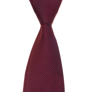 Мужской галстук в тонкую бордово-черную полоску Millionaire G22KR-7-1546, купить в интернет-магазине с доставкой по России