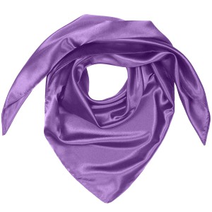 Большой женский платок из атласа G-Faricetti TK26452-28- Purple, купить в интернет-магазине с доставкой по России