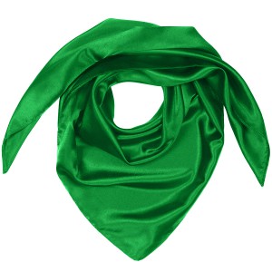 Большой женский платок из атласа G-Faricetti TK26452-28 Green, купить в интернет-магазине с доставкой по России