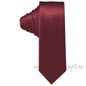 Галстук тонкий бордового цвета G-Faricetti G11BO-8-049, купить в интернет-магазине с доставкой по России