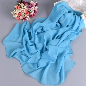 Голубой женский шарф - палантин TK26452-29 LightBlue, купить в интернет-магазине с доставкой по России