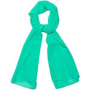 Светло-зеленый женский шарф из шифона TK26452-30 LightGreen, купить в интернет-магазине с доставкой по России
