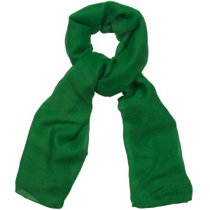 Большой зеленый женский шарф из хлопка TK26452-31 Green, купить в интернет-магазине с доставкой по России