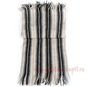Светло-серый шарф в полоску Tricotier Ranutia 141122N-11/22, купить в интернет-магазине с доставкой по России