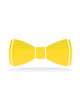 Желтые галстуки-бабочки