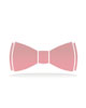 Розовые галстуки-бабочки