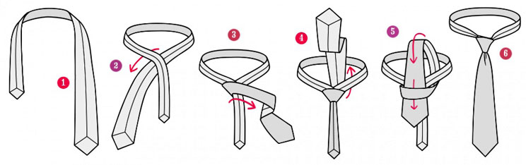 Как завязывать галстук быстро и просто