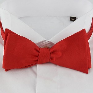 Красный шелковистый галстук бабочка G-Faricetti KR-65-887, купить в интернет-магазине с доставкой по России