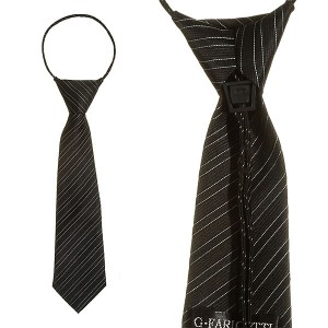 Черный галстук в полоску для мальчика-дошкольника G-Faricettii G11CH-56-988, купить в интернет-магазине с доставкой по России