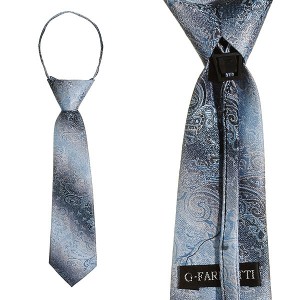 Стильный галстук для мальчика-дошкольника G-Faricettii G11SI-56-1001, купить в интернет-магазине с доставкой по России