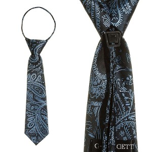 Черный галстук с узором для мальчика-дошкольника G-Faricettii G11CH-56-1002, купить в интернет-магазине с доставкой по России