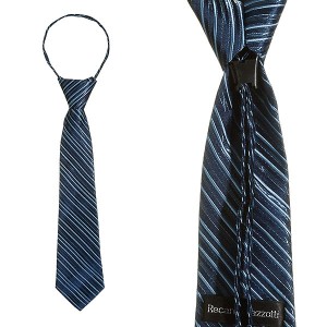 Синий галстук в полоску для школьника Recardo Lazzotti G11SI-58-1012, купить в интернет-магазине с доставкой по России