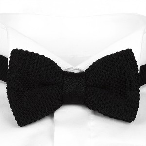 Вязаный галстук-бабочка черный G-Faricetti BCH-67-1329, купить в интернет-магазине с доставкой по России