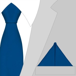 Синие галстук и платок Millionaire G33SI-7-1358, купить в интернет-магазине с доставкой по России