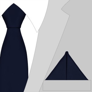 Синие галстук и платок в комплекте Millionaire G33SI-7-1361, купить в интернет-магазине с доставкой по России
