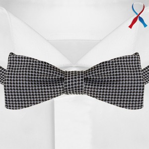 Серый галстук бабочка G-Faricetti BSE-65-1392 с рисунком, купить в интернет-магазине с доставкой по России