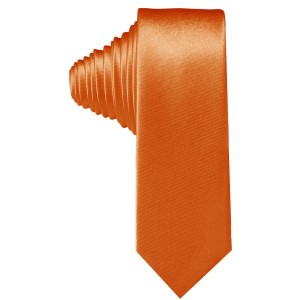 Оранжевый узкий галстук G-Faricetti G11OR-8-052, купить в интернет-магазине с доставкой по России